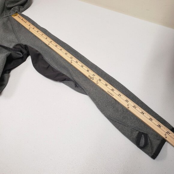 H&M Sport Womens Gray Full-Zip Hoodie Jacket with Pockets & Thumbholes Size L - Picture 11 of 11